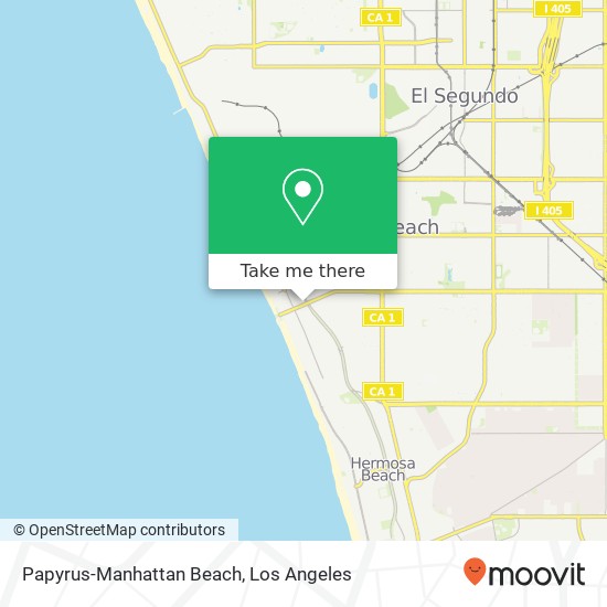 Mapa de Papyrus-Manhattan Beach
