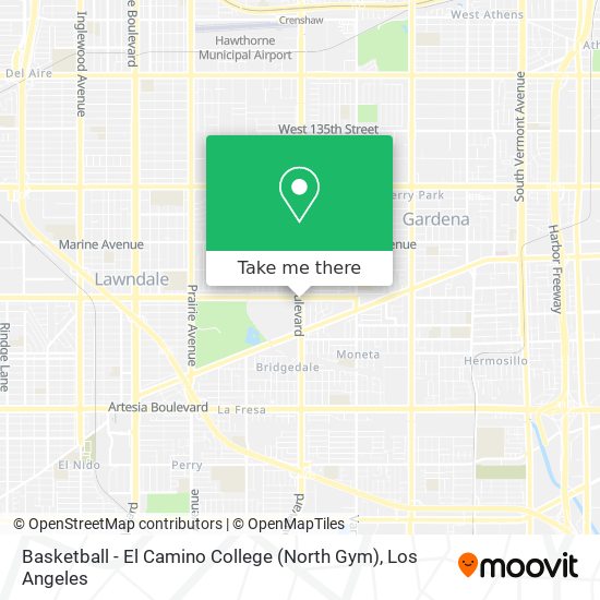 Mapa de Basketball - El Camino College (North Gym)