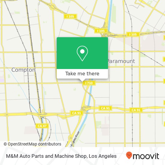 Mapa de M&M Auto Parts and Machine Shop