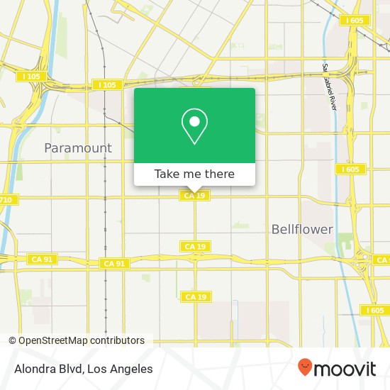 Alondra Blvd map