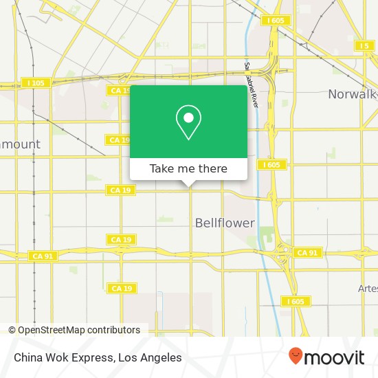 China Wok Express map