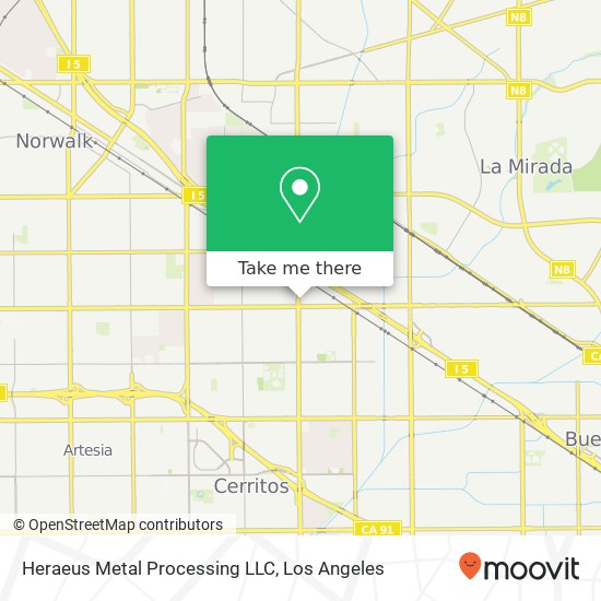 Heraeus Metal Processing LLC map