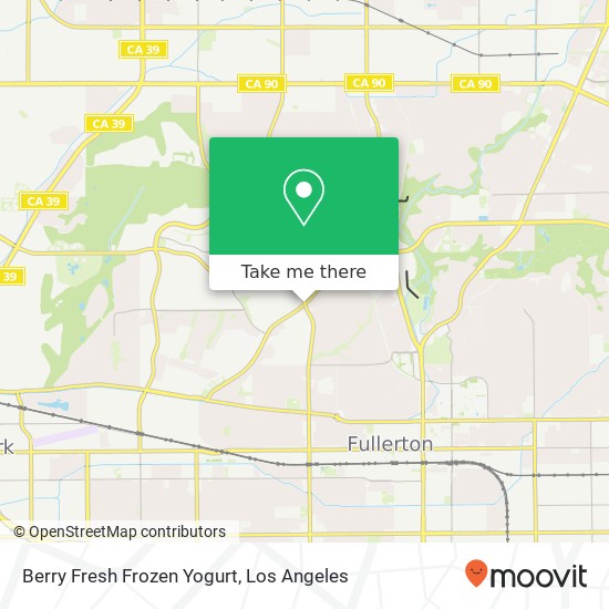 Mapa de Berry Fresh Frozen Yogurt