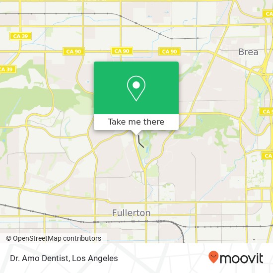 Dr. Amo Dentist map