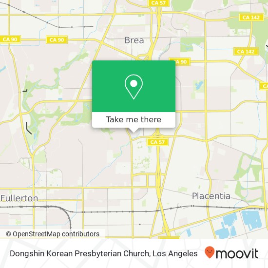 Mapa de Dongshin Korean Presbyterian Church