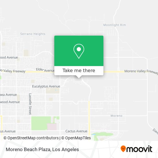 Moreno Beach Plaza map