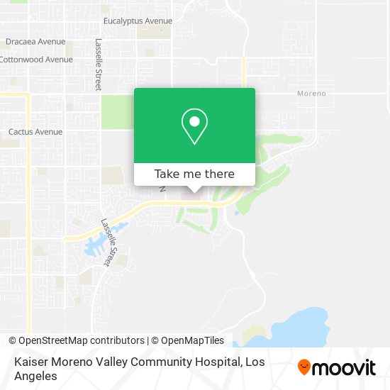 Kaiser Moreno Valley Community Hospital map