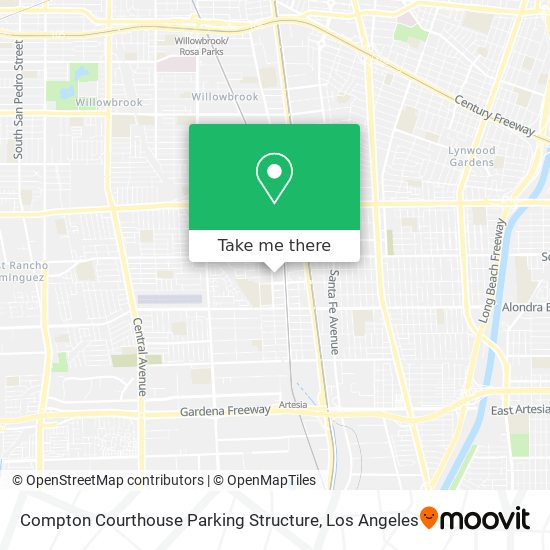 Compton Courthouse Parking Structure map