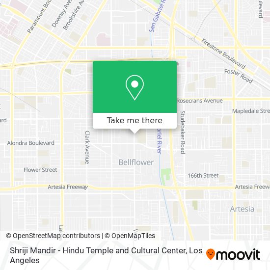 Mapa de Shriji Mandir - Hindu Temple and Cultural Center