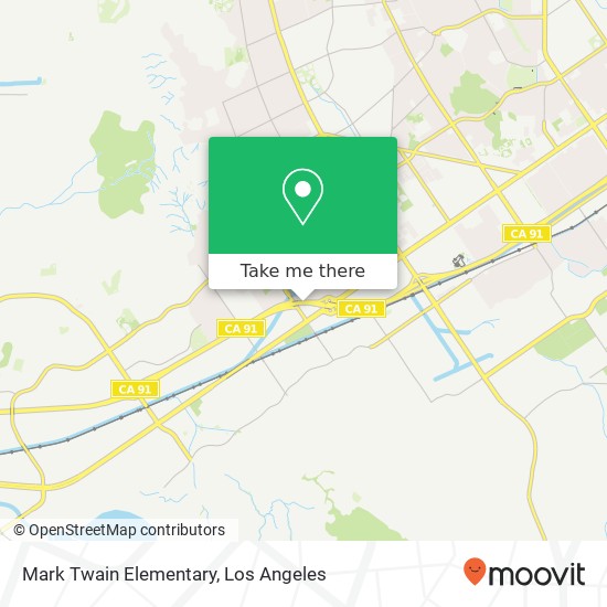 Mark Twain Elementary map