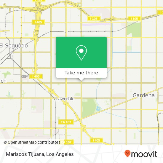 Mariscos Tijuana map