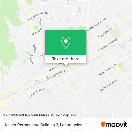 Kaiser Permanente Building 3 map