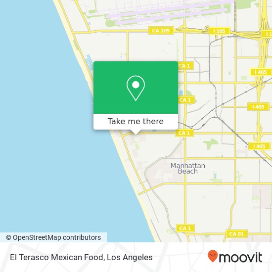 El Terasco Mexican Food map