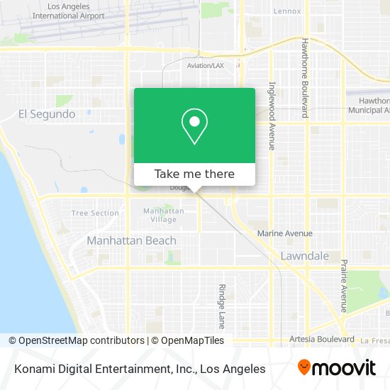 Konami Digital Entertainment, Inc. map