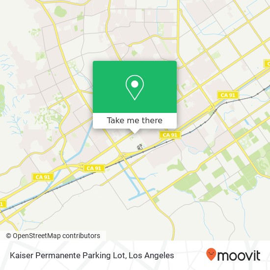 Kaiser Permanente Parking Lot map
