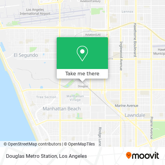 Douglas Metro Station map