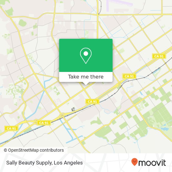 Sally Beauty Supply map