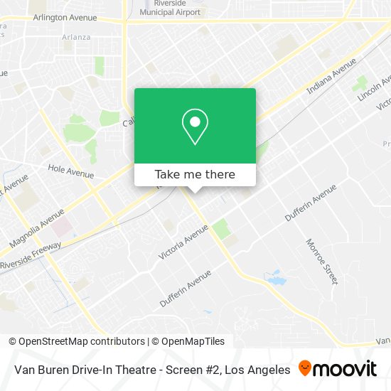 Mapa de Van Buren Drive-In Theatre - Screen #2