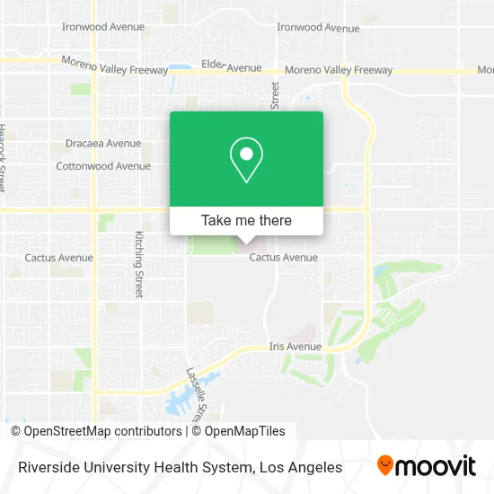 Riverside University Health System map