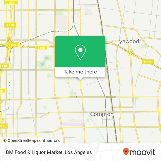 BM Food & Liquor Market map