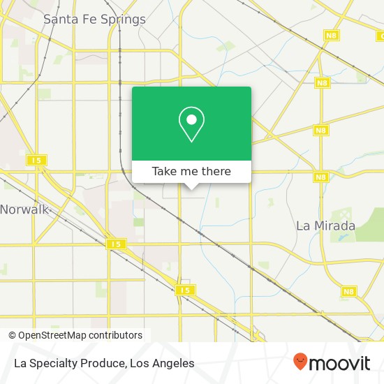 La Specialty Produce map