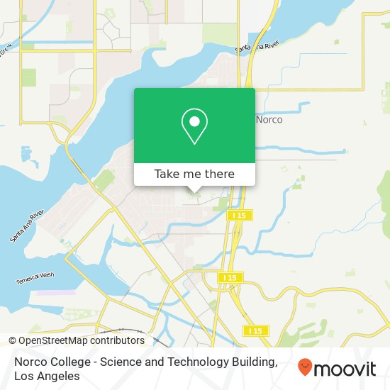 Norco College - Science and Technology Building map