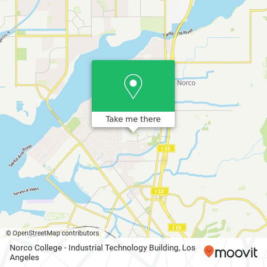 Norco College - Industrial Technology Building map
