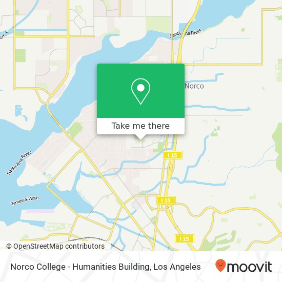 Norco College - Humanities Building map