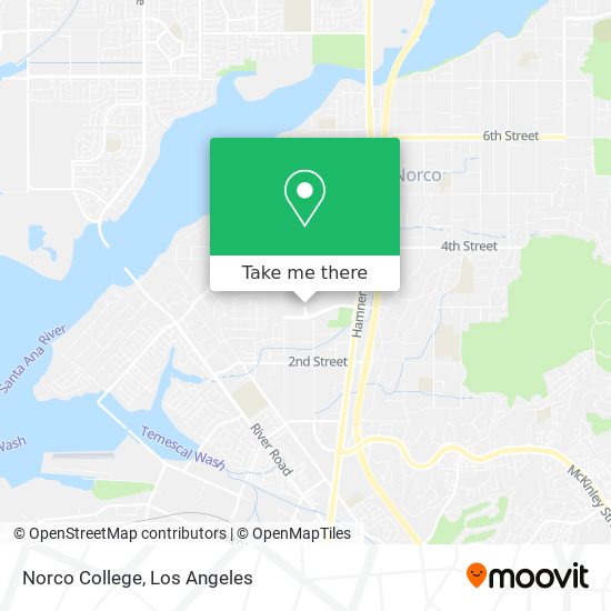 Mapa de Norco College