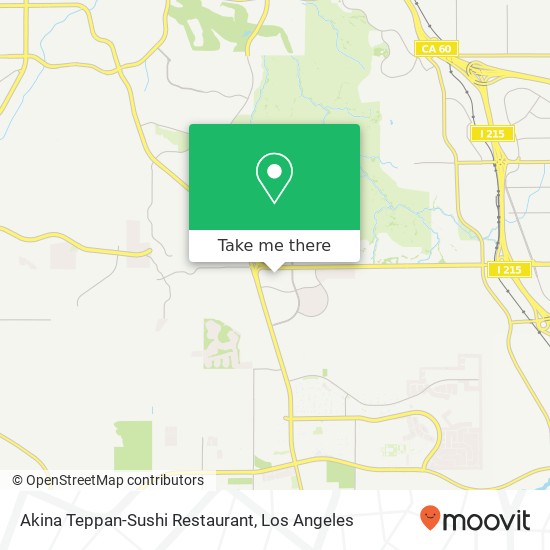 Akina Teppan-Sushi Restaurant map
