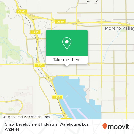 Shaw Development Industrial Warehouse map