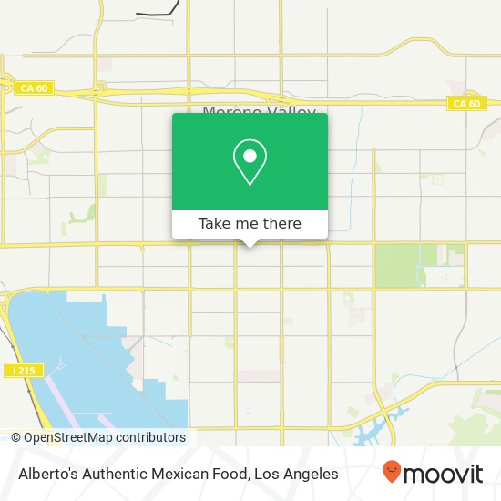 Alberto's Authentic Mexican Food map