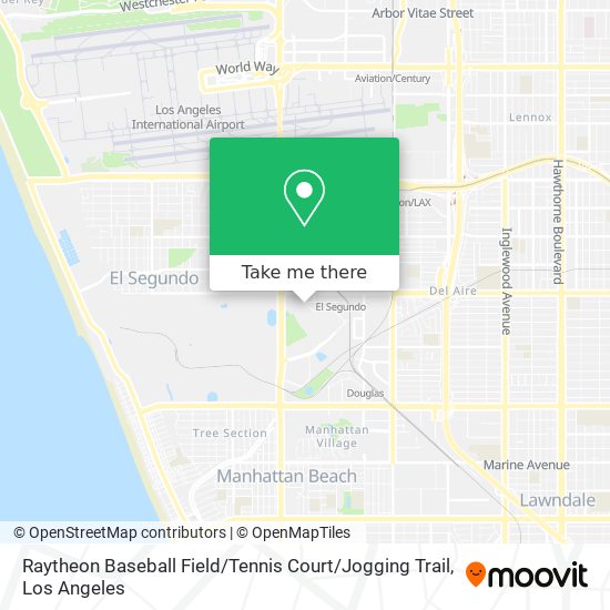 Raytheon Baseball Field / Tennis Court / Jogging Trail map