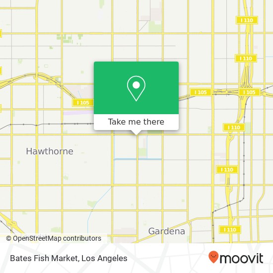 Bates Fish Market map