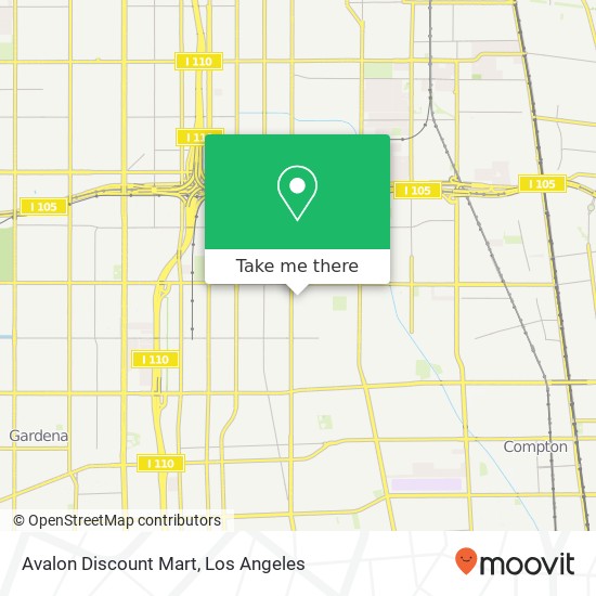 Avalon Discount Mart map
