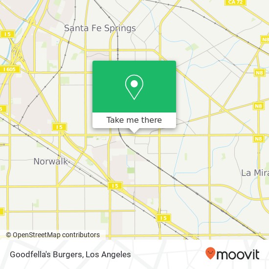 Goodfella's Burgers map