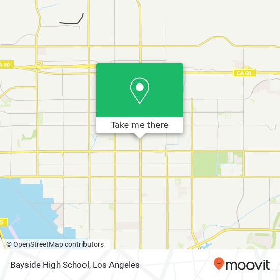 Bayside High School map