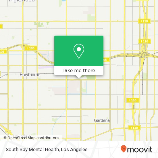 South Bay Mental Health map