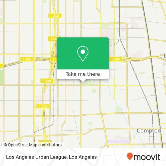 Mapa de Los Angeles Urban League