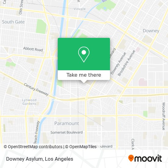 Downey Asylum map