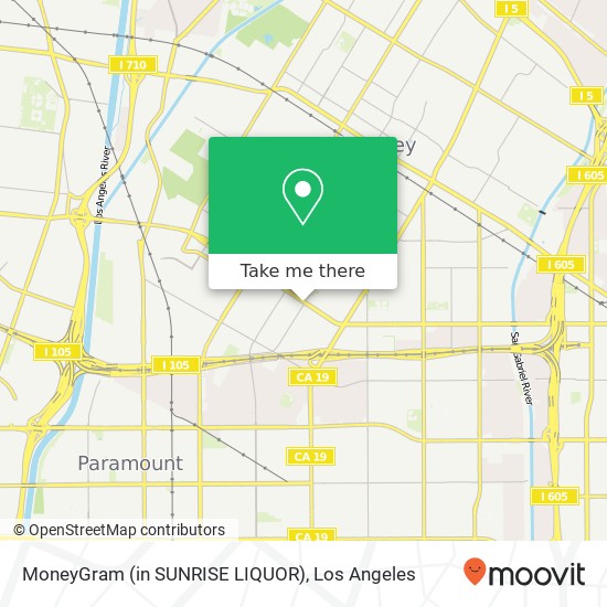 MoneyGram (in SUNRISE LIQUOR) map