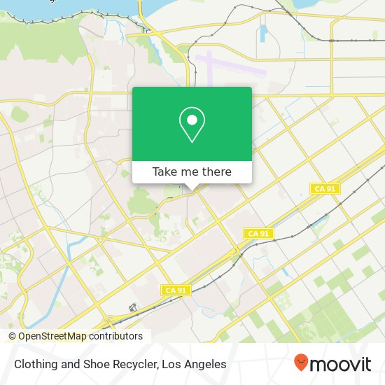 Mapa de Clothing and Shoe Recycler