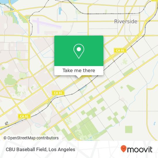CBU Baseball Field map
