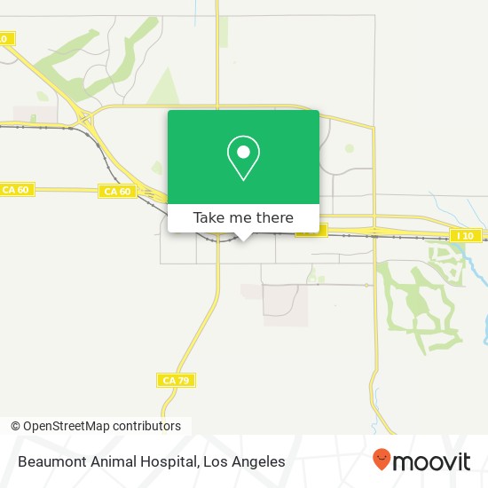 Mapa de Beaumont Animal Hospital