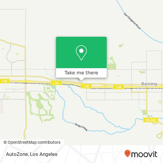 AutoZone map