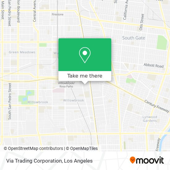 Via Trading Corporation map