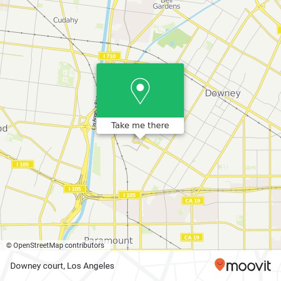 Mapa de Downey court