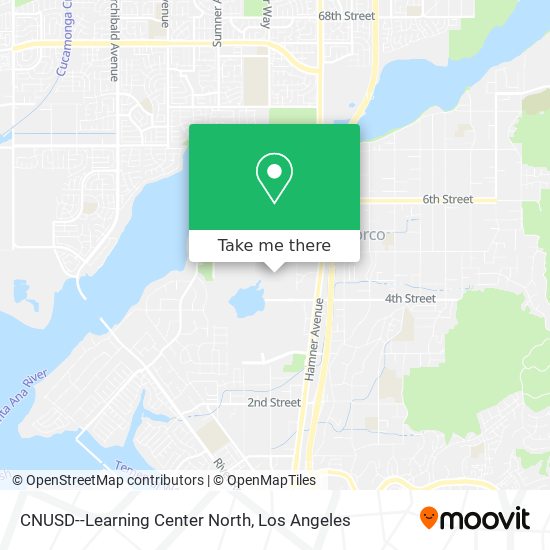 Mapa de CNUSD--Learning Center North