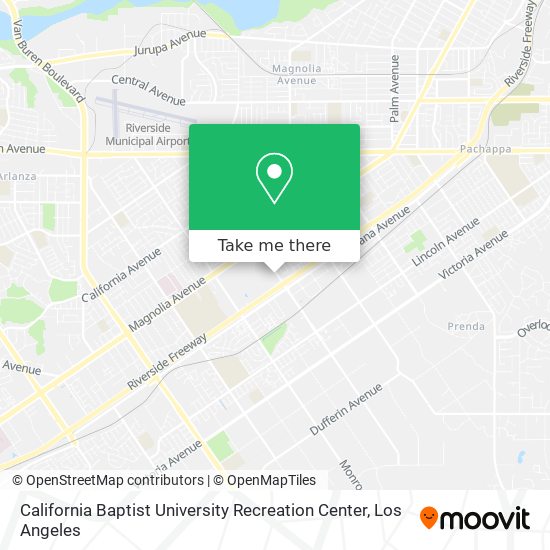 California Baptist University Recreation Center map