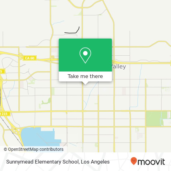Sunnymead Elementary School map